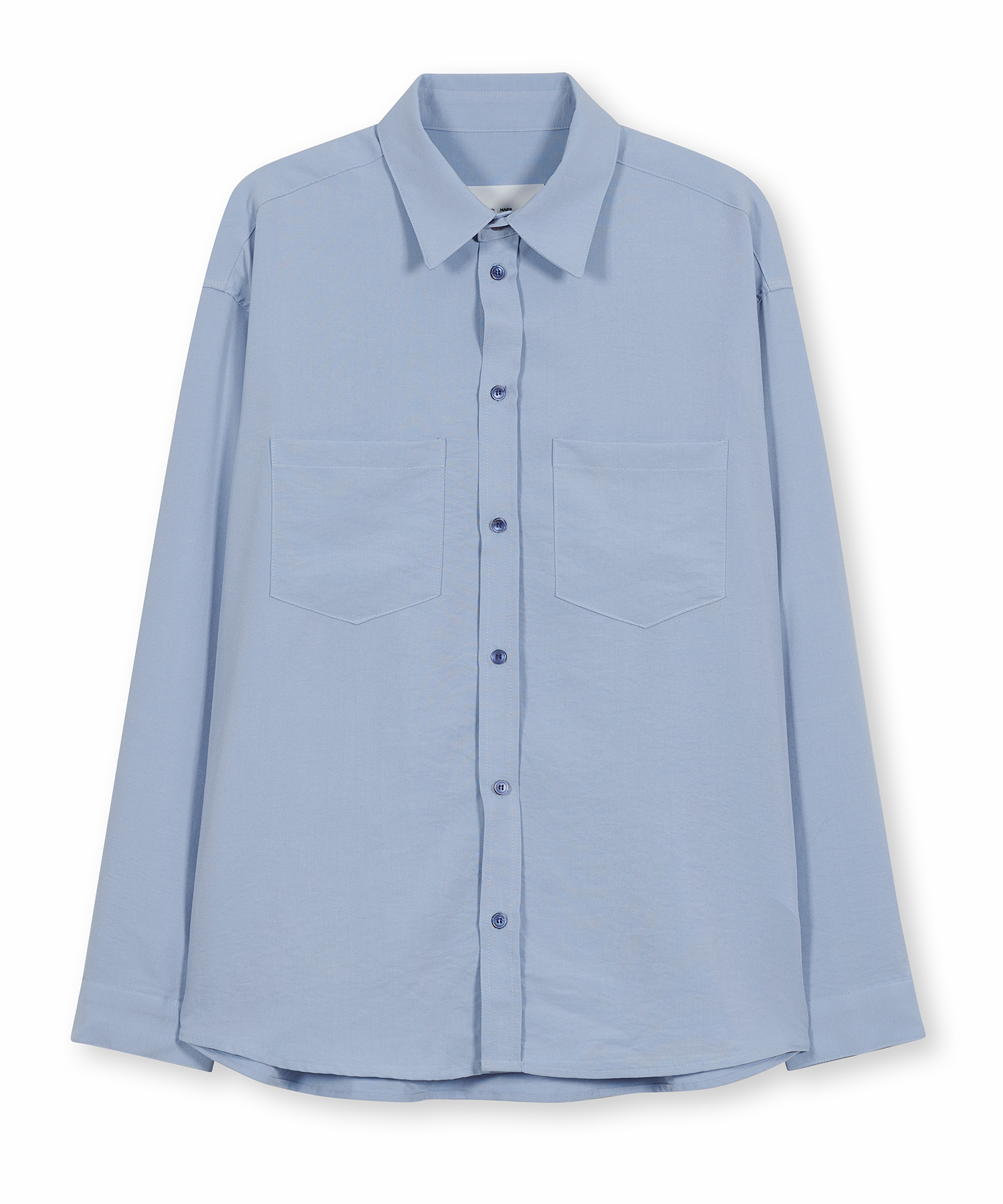 simple basic shirt_blue