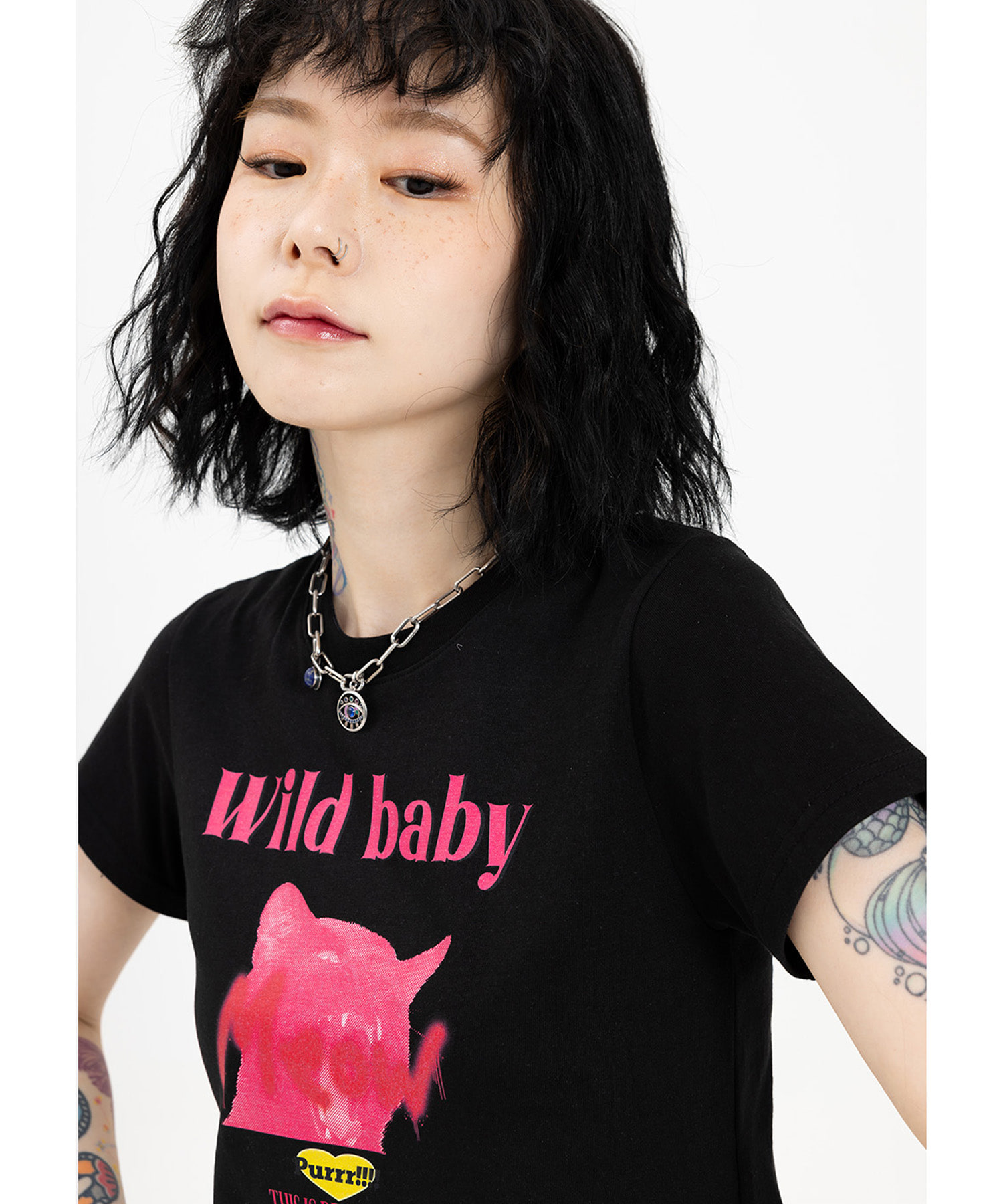 Wild baby t-shirt_Black