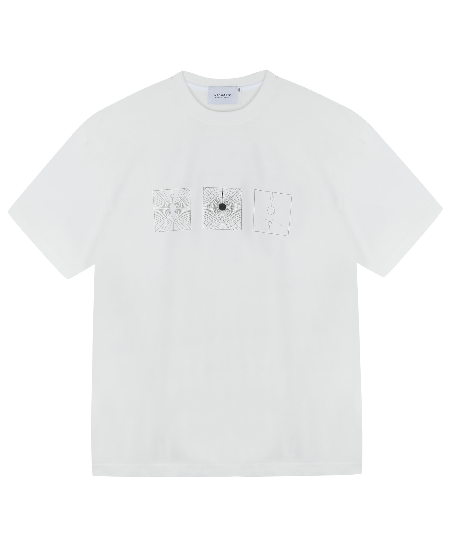 square t-shirt_white